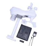 FT036A 智能 Wi-Fi 气象站，带 5 合 1 专业室外传感器，室内/外温湿度、风速、风向、雨量监测，天气预报功能，兼容 Weathercloud & Wunderground，适合家居及农用 - 图片 10