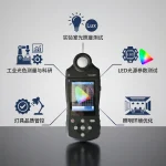 CLM-200H 高精度色温照度计 专业液晶屏 LED 光色检测分析仪（带 SD 存储 + USB 数据导出） - 图片 6