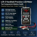 Nicetymeter LCR-2 手持式LCR测试仪 | 100kHz高精度数字电桥 带ESR测量 - 图片 3